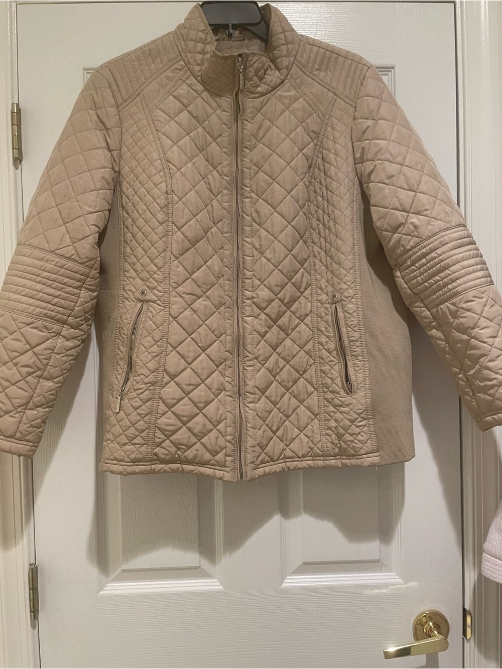 Weatherproof Quilted Puffer Jacket in Beige $20 Get ready for winter!